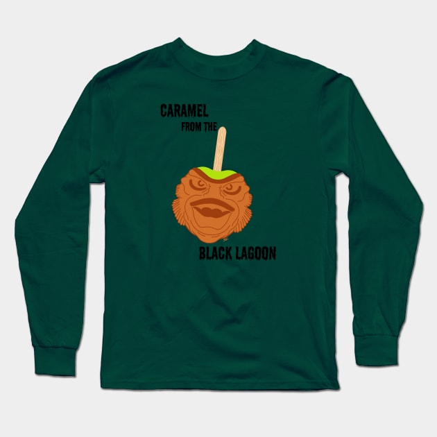 Caramel From The Black Lagoon Long Sleeve T-Shirt by SpectreSparkC